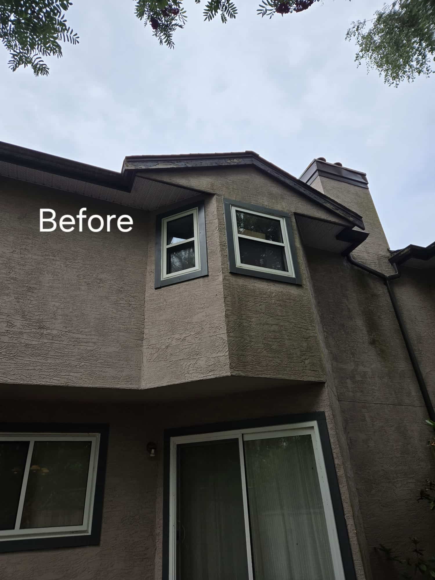 Additional fence section before treatment